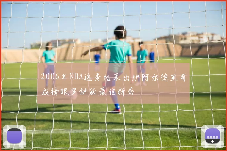 2006年NBA选秀结果出炉阿尔德里奇成榜眼罗伊获最佳新秀